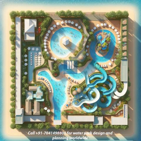 Buy Online Small water Park design Up to 2 acre Land area